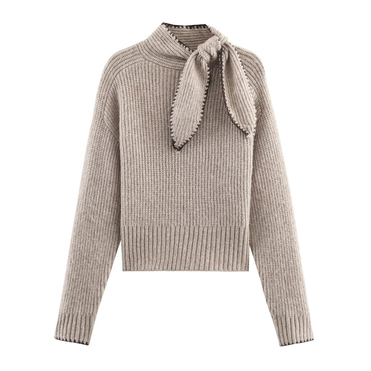 Harper Jessop Bow Neck Knit Sweater