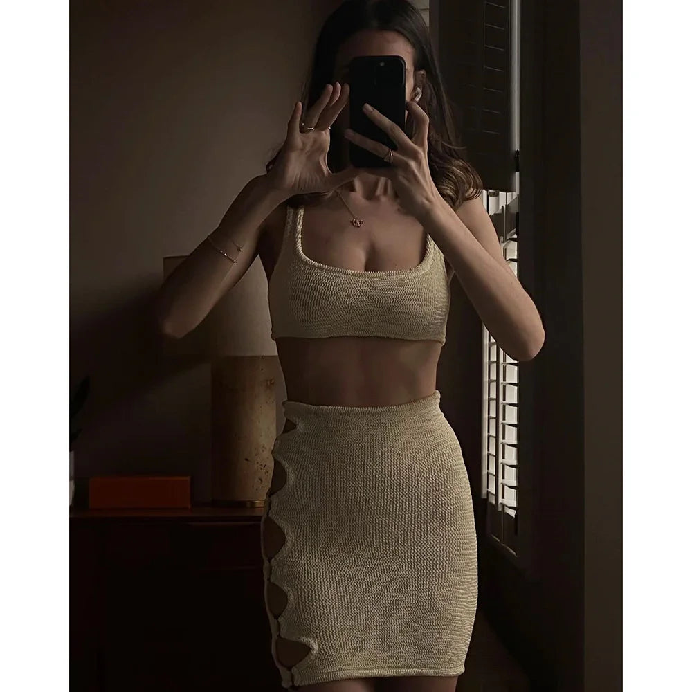 Colette Lyndhurst Cutout Knit Set