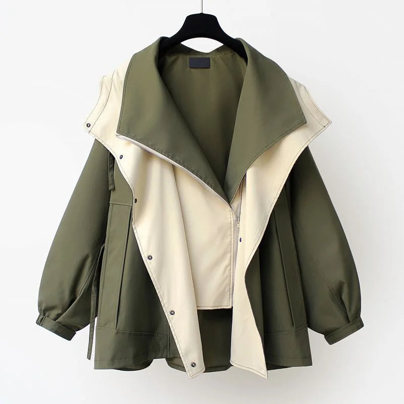 Lucienne Ainsworth Funnel Neck Coat