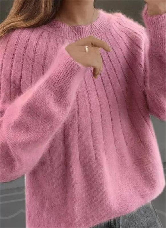 Danielle Caldwell Balloon Sleeve Knit Sweater