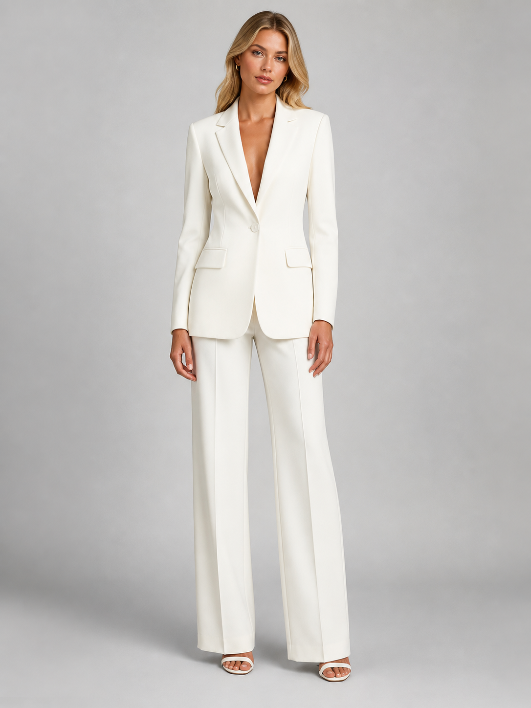 Delphine Jennings Wide Leg Trouser Set