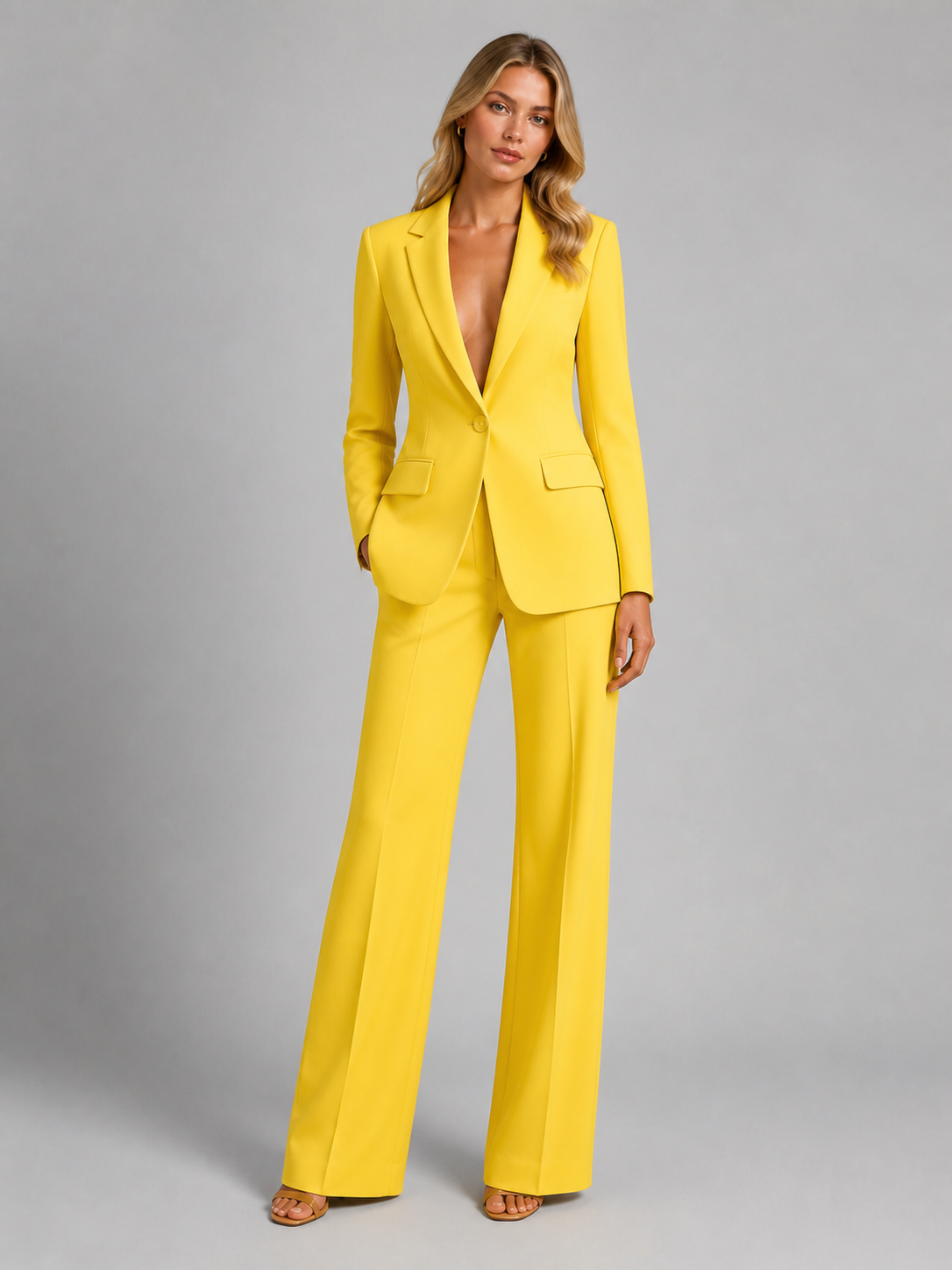 Delphine Jennings Wide Leg Trouser Set