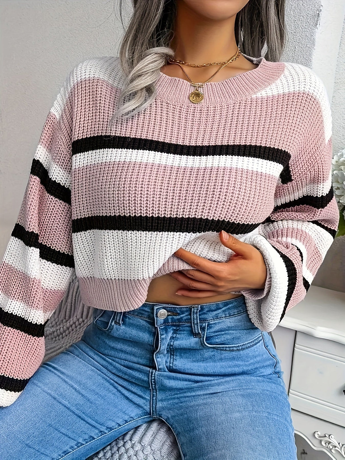Felicity Quenby Puff Shoulder Sweater