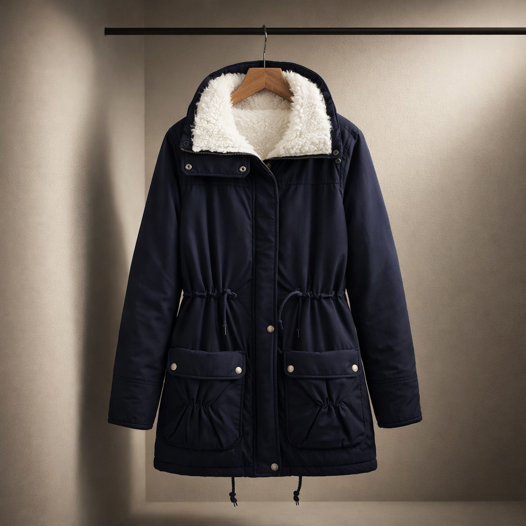 Katrine Dashwood Fair Isle Knit Parka