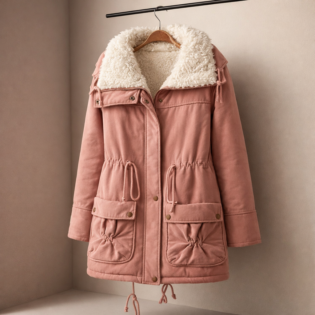Katrine Dashwood Fair Isle Knit Parka