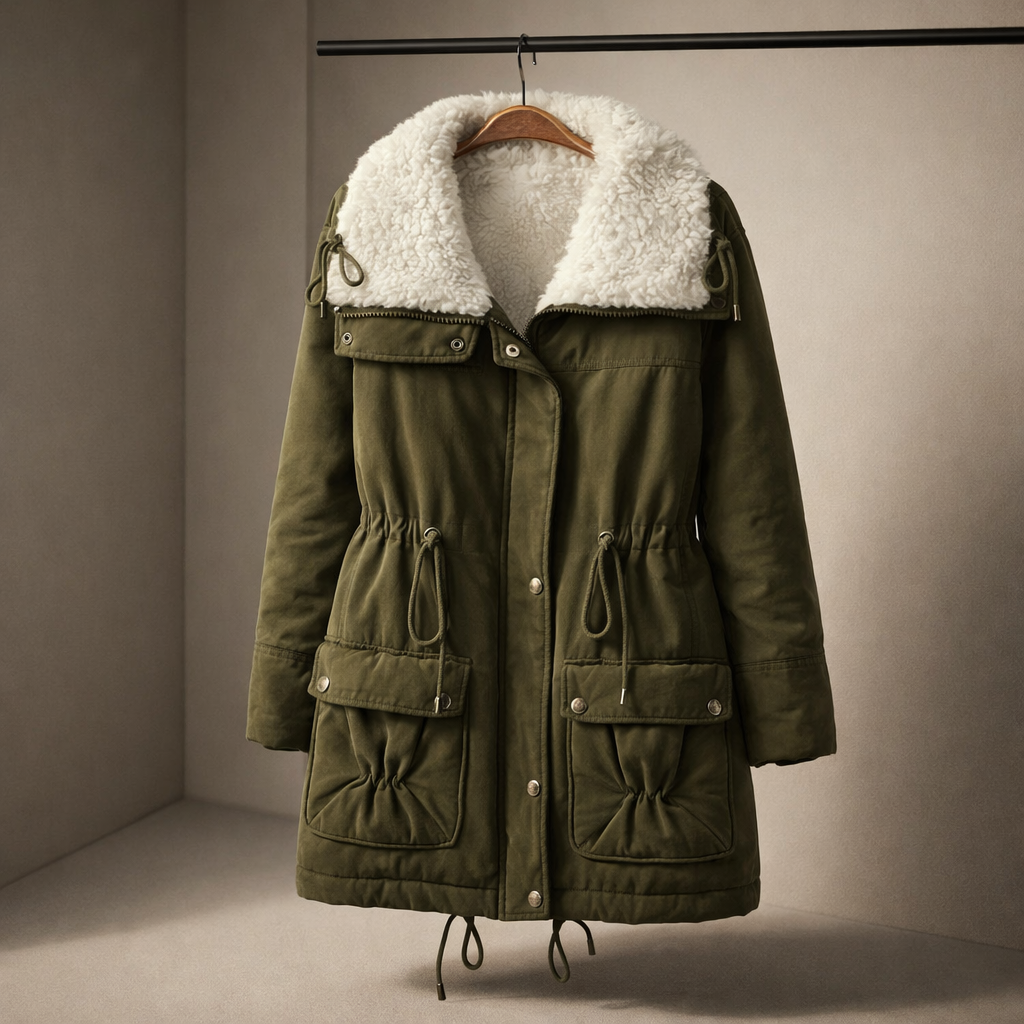 Katrine Dashwood Fair Isle Knit Parka