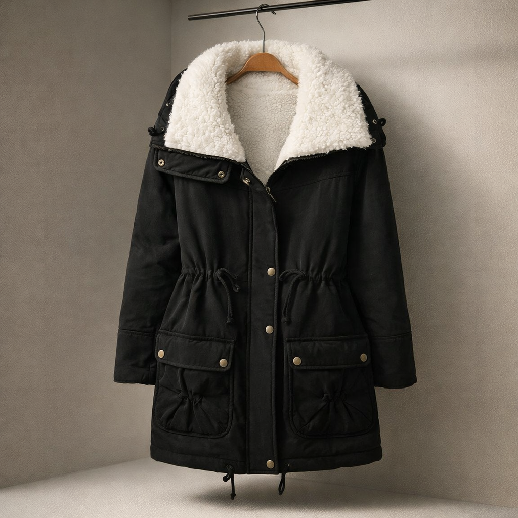 Katrine Dashwood Fair Isle Knit Parka