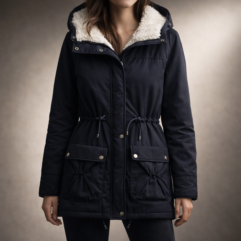 Katrine Dashwood Fair Isle Knit Parka