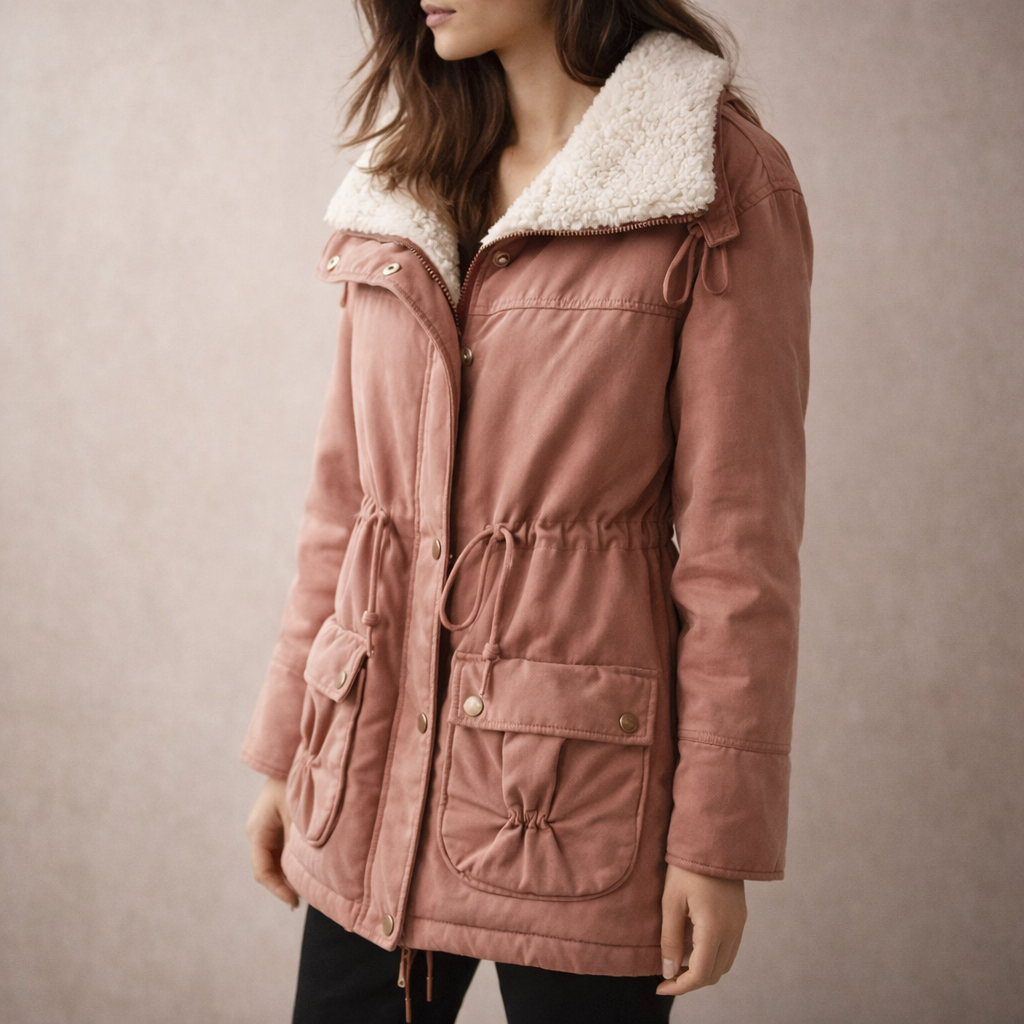 Katrine Dashwood Fair Isle Knit Parka