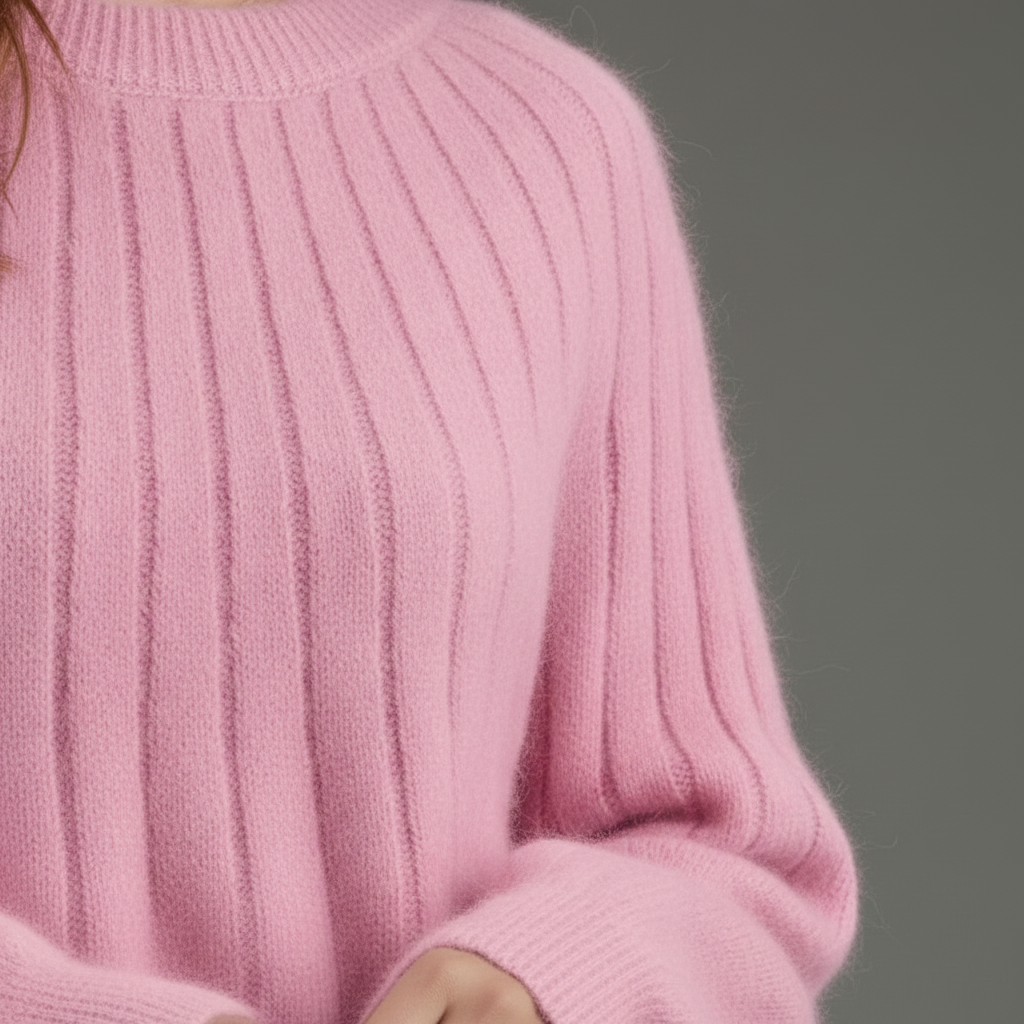 Danielle Caldwell Balloon Sleeve Knit Sweater