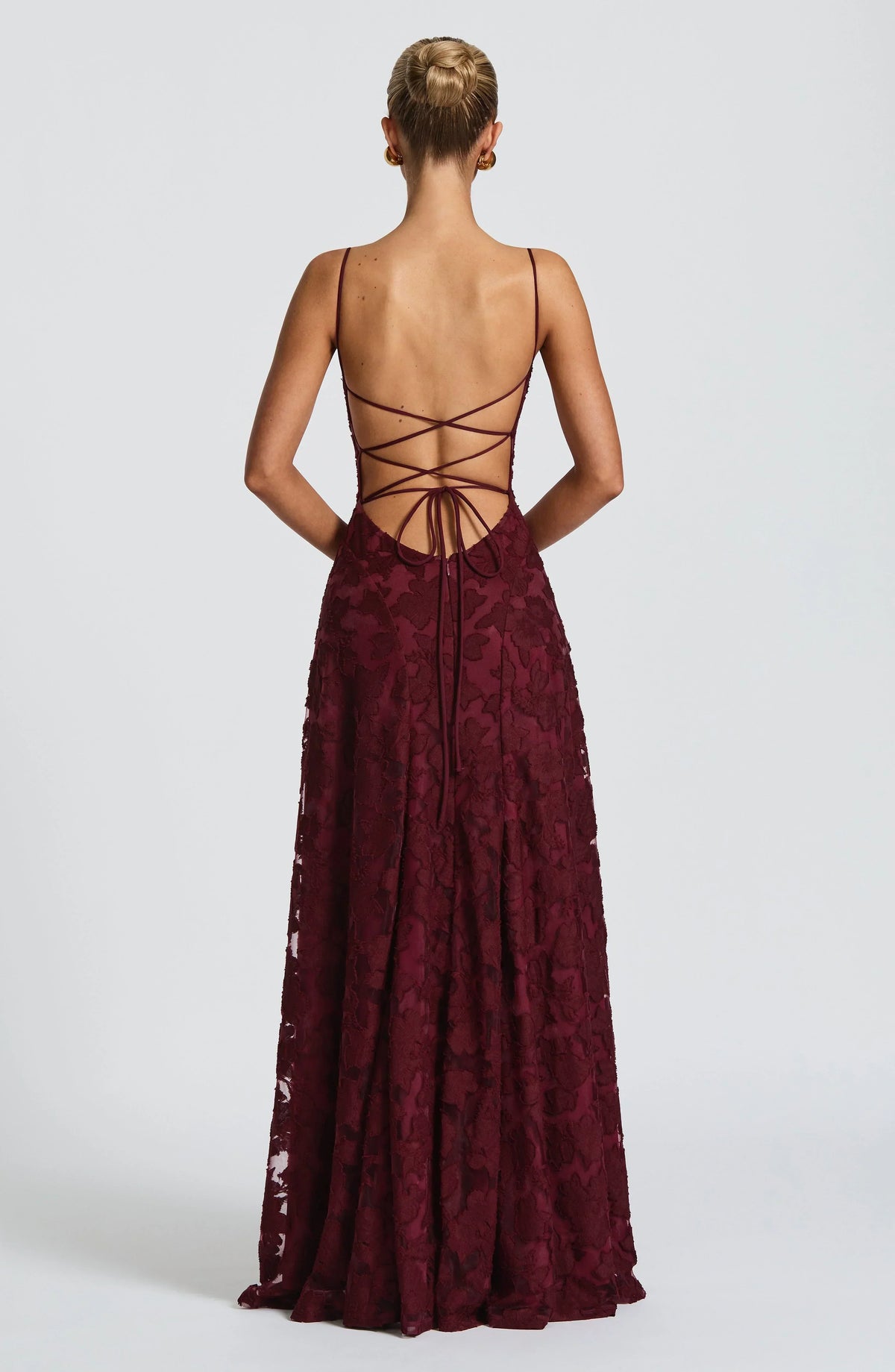 Cristina Jerrold Flowing Draped Maxi Dress