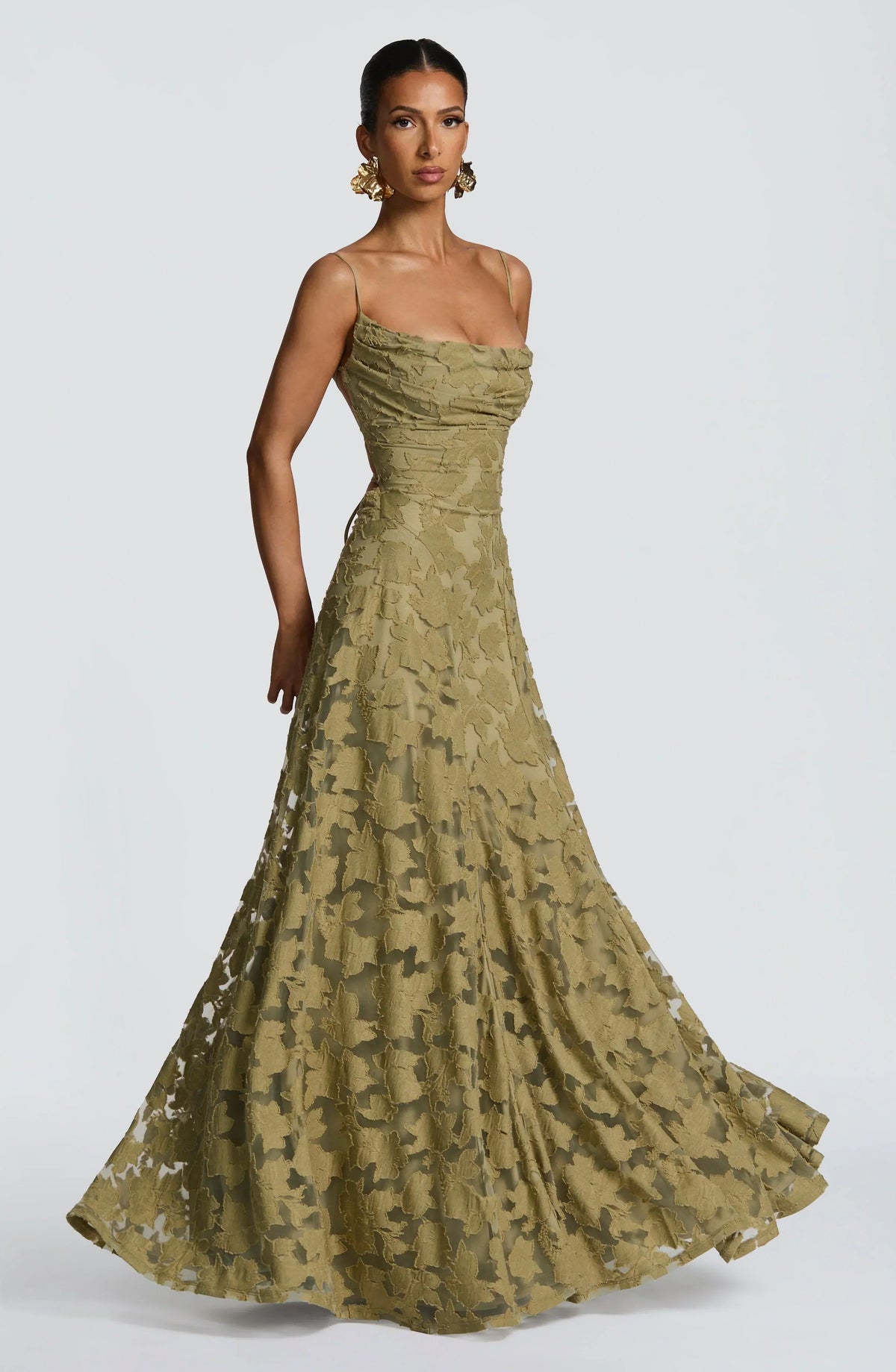 Cristina Aldwin Flowing Occasion Maxi Dress