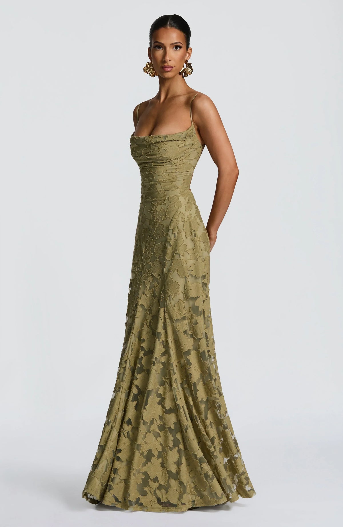 Cristina Aldwin Flowing Occasion Maxi Dress