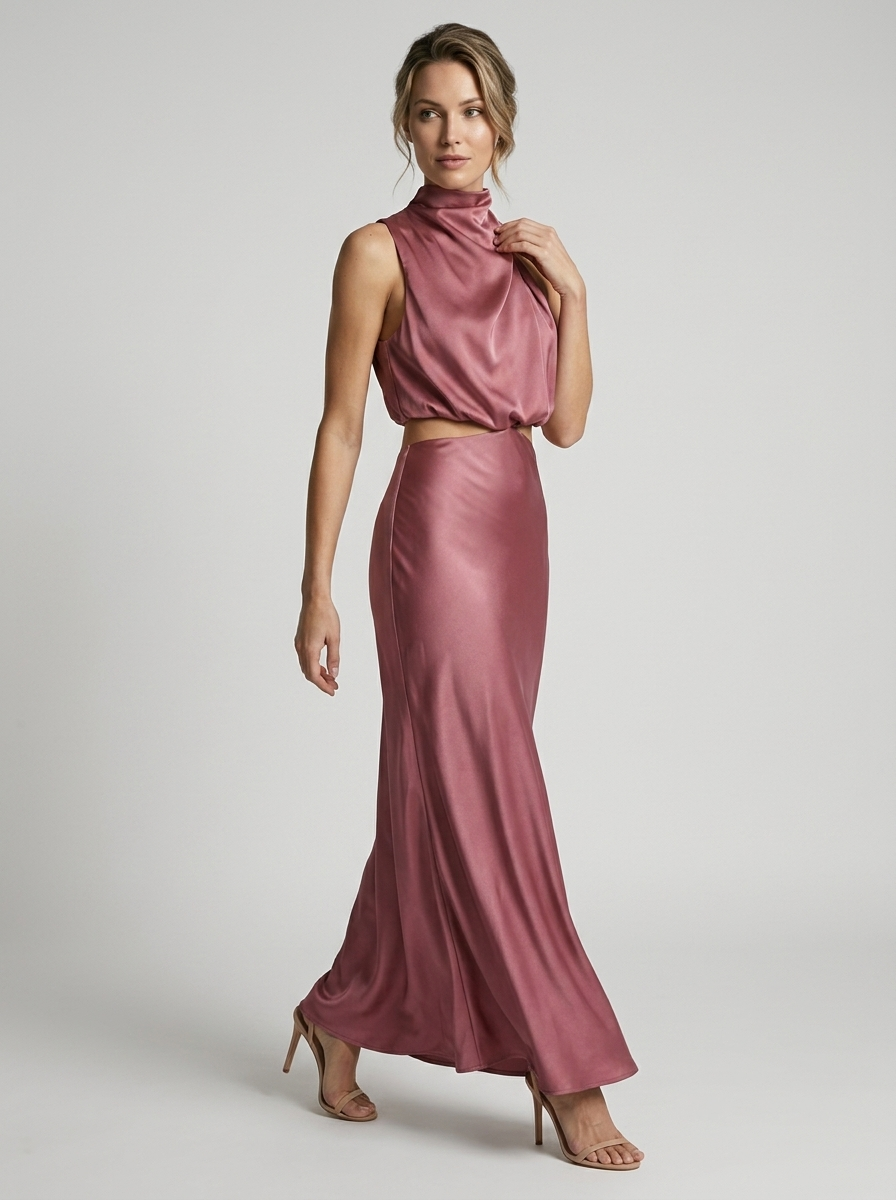 Winifred Gainsborough Halter Neck Wedding Guest Dress