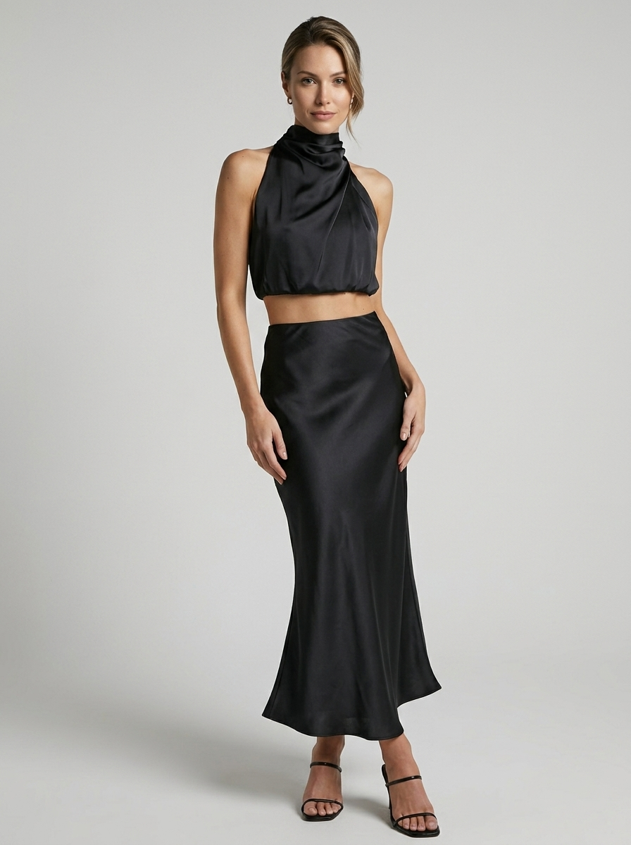 Winifred Gainsborough Halter Neck Wedding Guest Dress