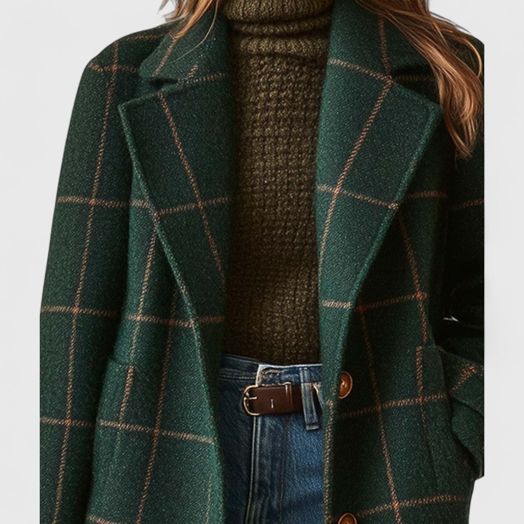Evelyn Uppingham Heritage Check Coat