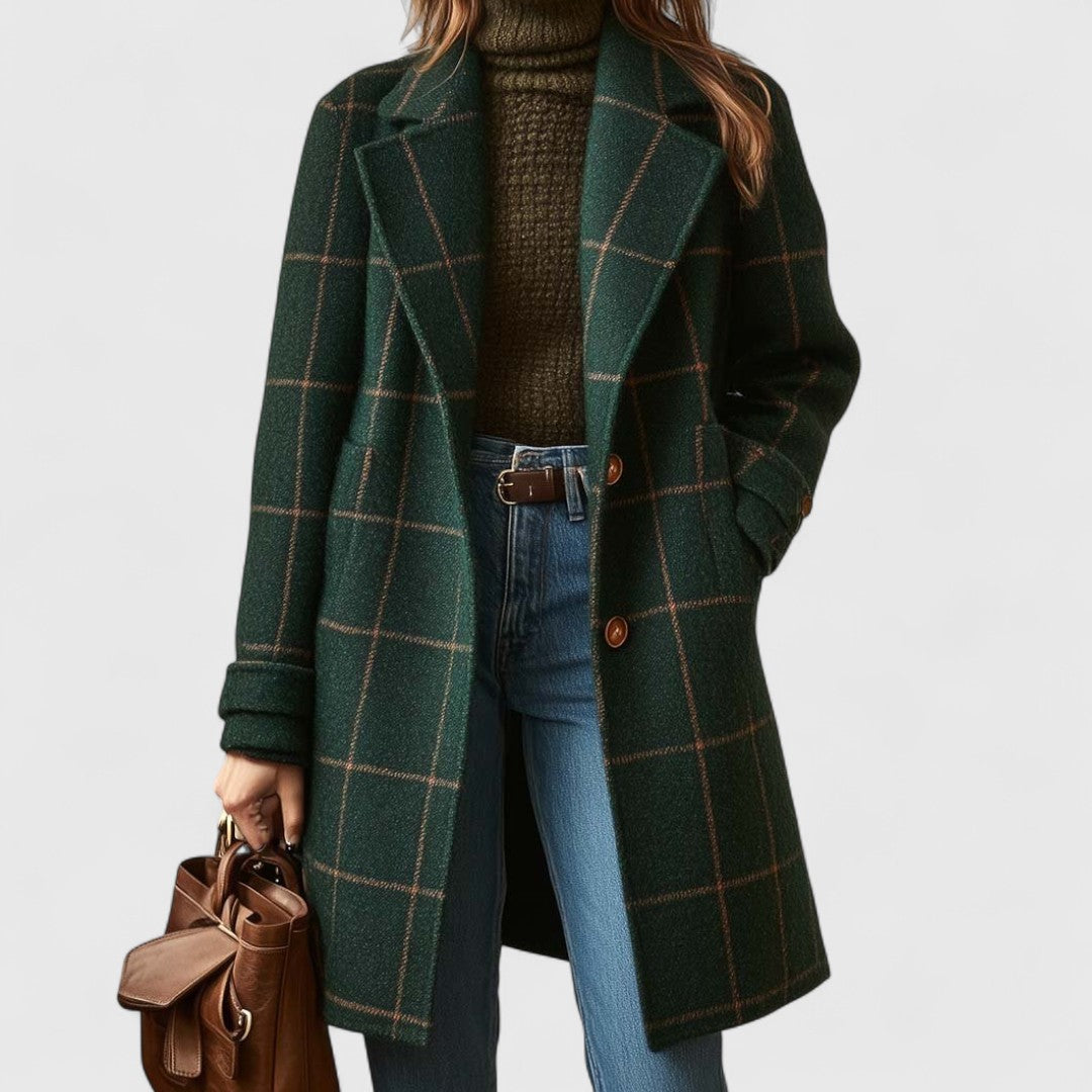 Evelyn Uppingham Heritage Check Coat