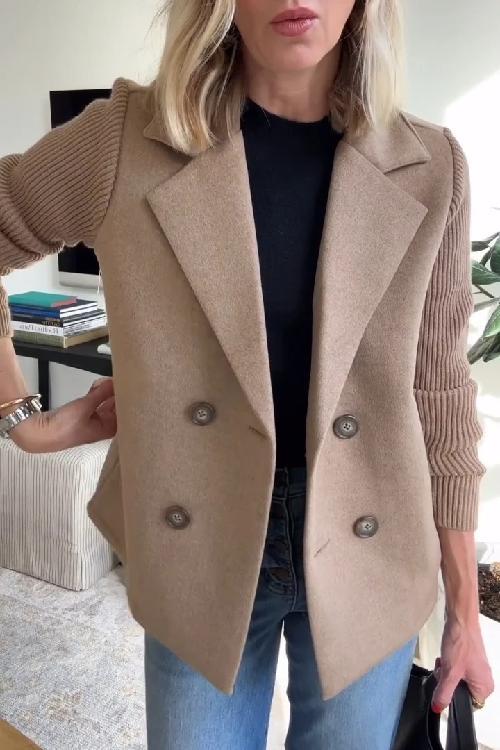 Sorelle Whitlock Contrast Sleeve Blazer