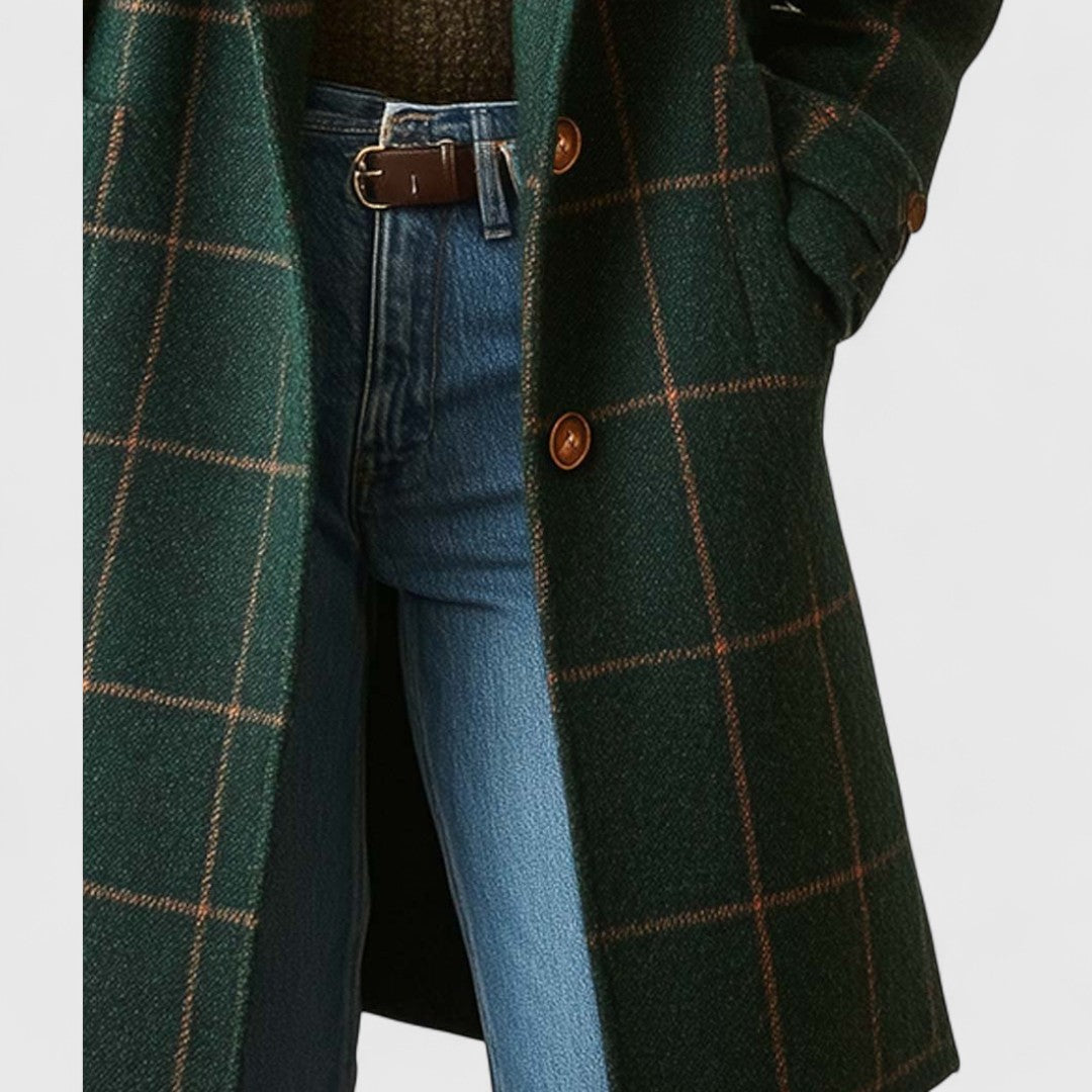 Evelyn Uppingham Heritage Check Coat