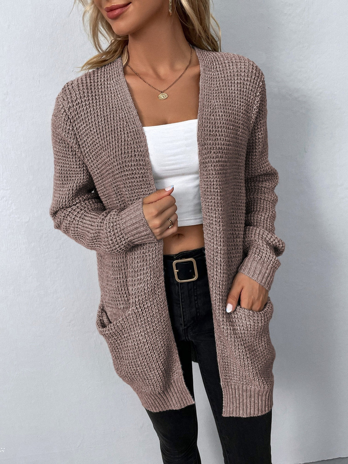 Josephine Sinclair Balloon Sleeve Knit Cardigan