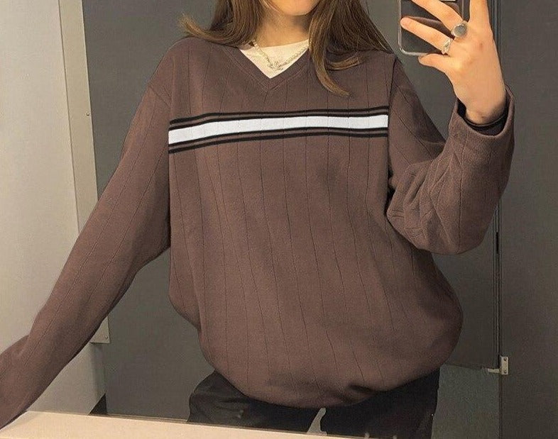 Seraphine Vasseur Argyle Knit Sweater