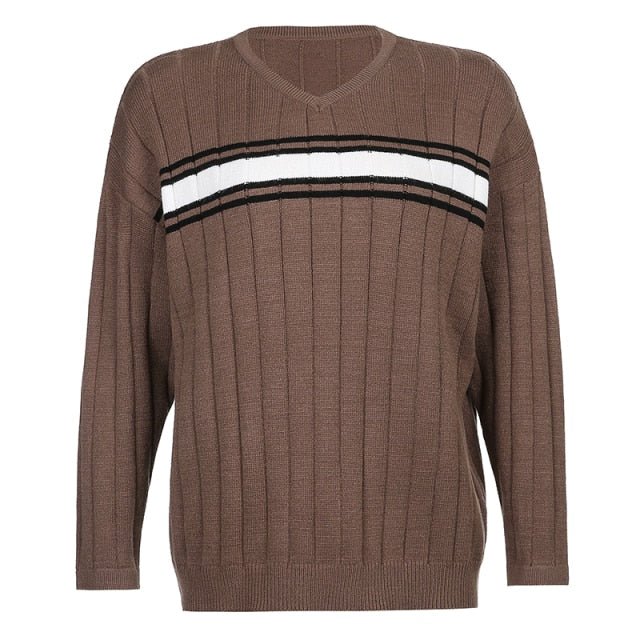 Seraphine Vasseur Argyle Knit Sweater
