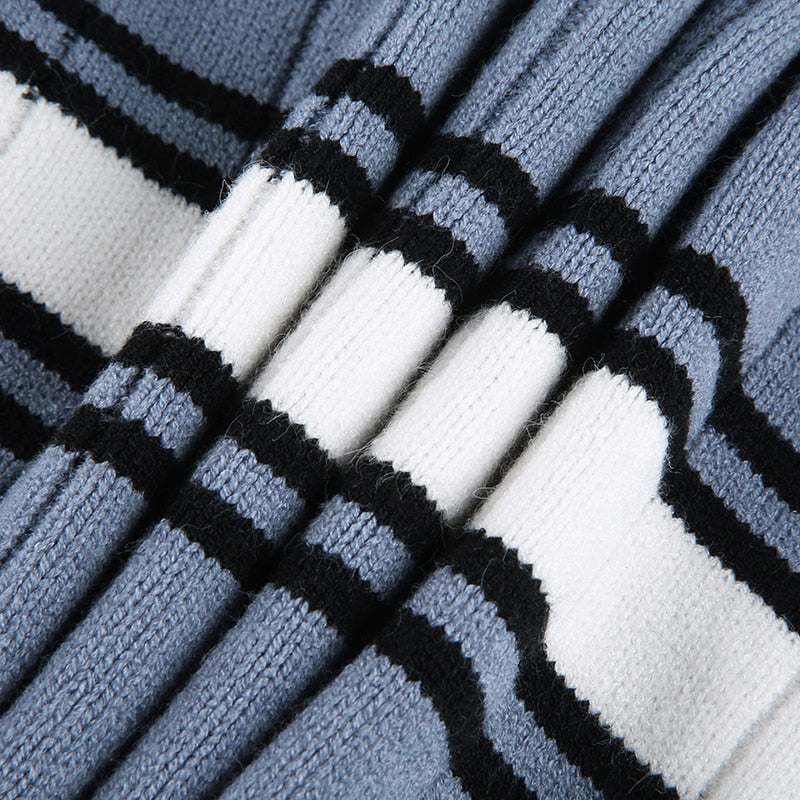 Seraphine Vasseur Argyle Knit Sweater