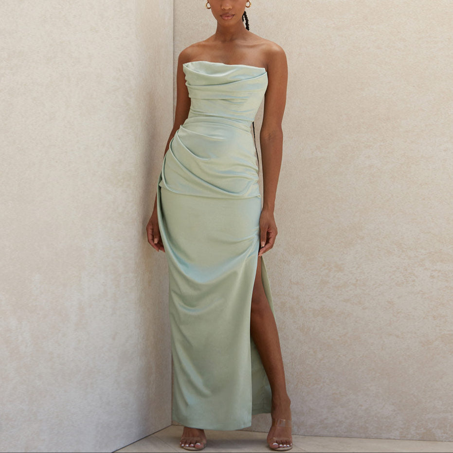 Yvette Thorne Floor Length Wedding Guest Dress