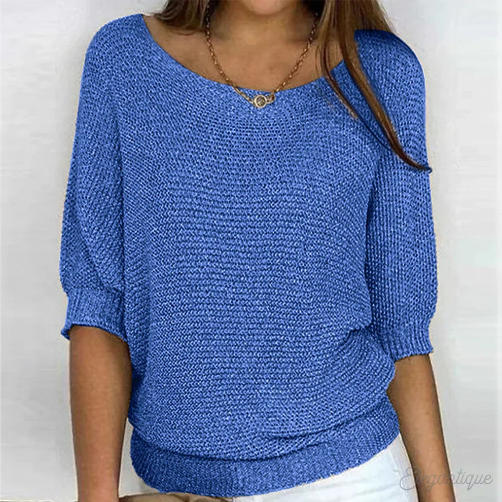 Brigitte Willoughby Fair Isle Knit Sweater