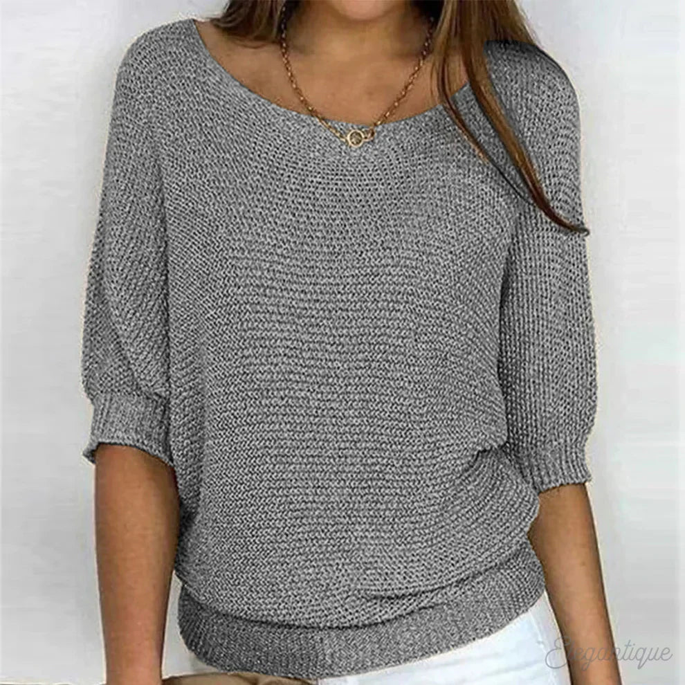 Brigitte Willoughby Fair Isle Knit Sweater