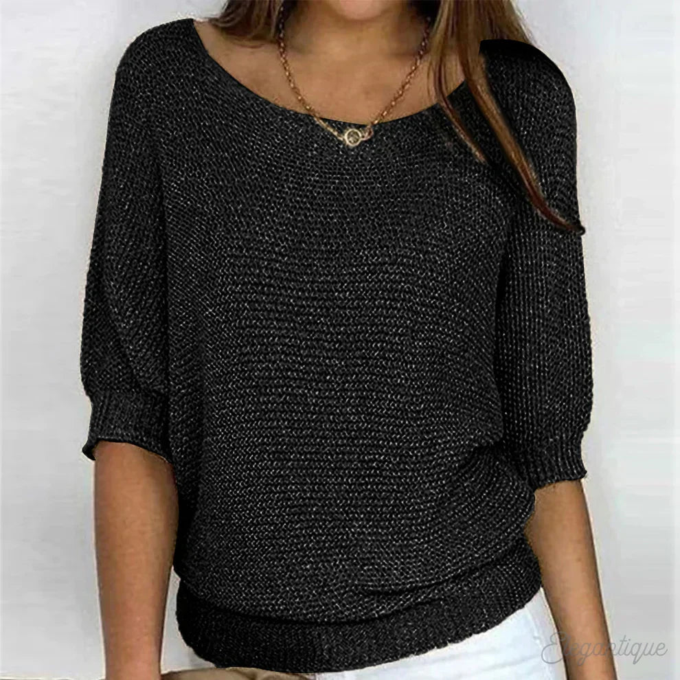 Brigitte Willoughby Fair Isle Knit Sweater