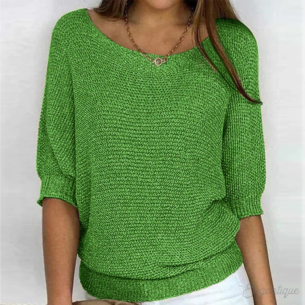 Brigitte Willoughby Fair Isle Knit Sweater