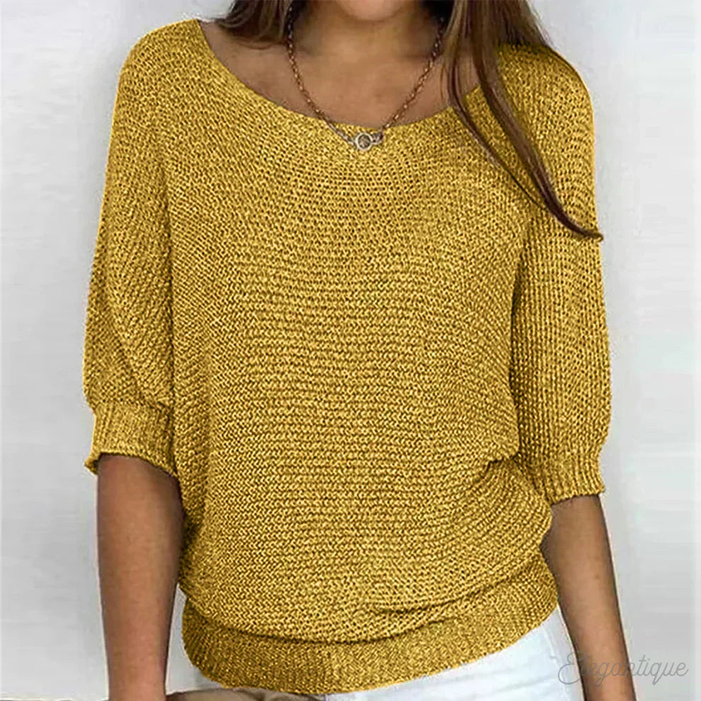 Brigitte Willoughby Fair Isle Knit Sweater