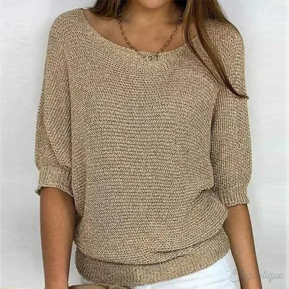 Brigitte Willoughby Fair Isle Knit Sweater